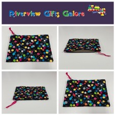 Zip Clutch / Purse / Bag / Pouch - Little Yarn Balls Zip Clutch / Purse / Bag / Pouch - Little Yarn Balls